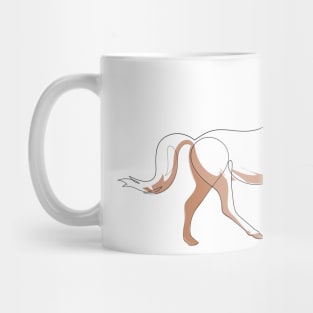 Gallop - line horse Mug